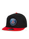 Beechfield Kinderhut Jockey Stoff Paris Saint-germain F.c. Schwarz KP_12710_cap-snapback-kid-SchwarzRot