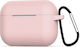 Θήκη Σιλικόνης με Γάντζο σε Ροζ χρώμα για Apple AirPods Pro