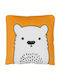 Beliani Kids Decorative Pillow Orange 45x45cm