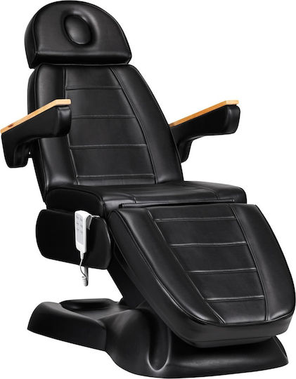 Activeshop Beauty Chair Black with Adjustable Height and Electric Lifting Sillon Lux 3