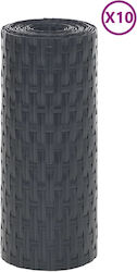 Vidaxl Patio Divider 10 Pieces Anthracite 255x1...