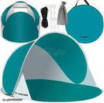 Trizand Cort / Umbrelă de Plajă Albastru 120x86x190cm