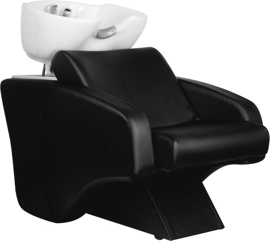 Activeshop Wash Unit Stationary with Black Leather Chair