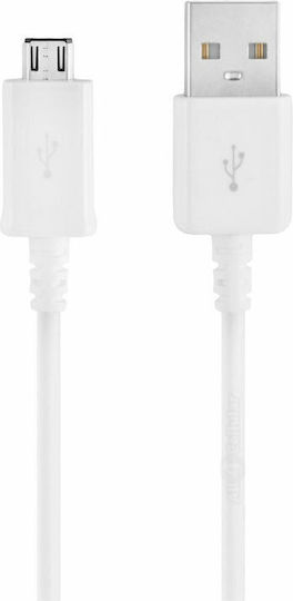 Samsung 1.5m Regular USB 2.0 to micro USB Cable White (ECB-DU4EWE)