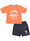 Kinder-Set mit Shorts Sommer 2Stück Orange