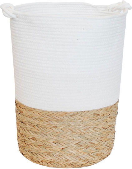 Mod8 Декоративна кошница Текстил с дръжки Beige 38x38x50бр