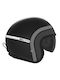 Nox Black / Titanium Matt Motorcycle Helmet Jet ECE 22.06 1150gr with Sunvisor