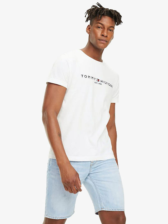 Tommy Hilfiger Ανδρικό T-shirt Κοντομάνικο White