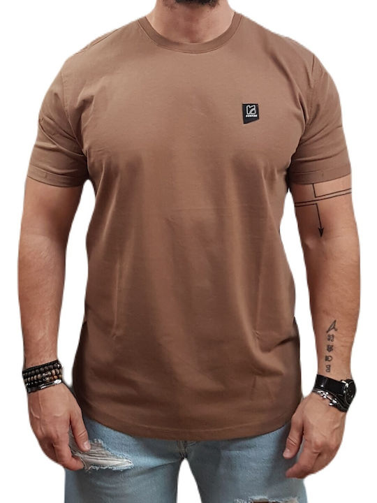 Rebase Herren T-Shirt Kurzarm Braun