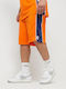 Men's Athletic Shorts Orange/navy