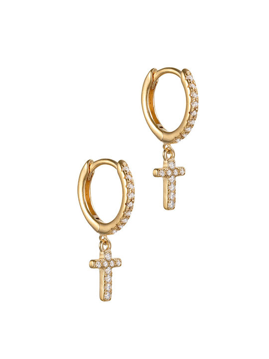 Kritsimis Earrings made of Silver Gold Plated