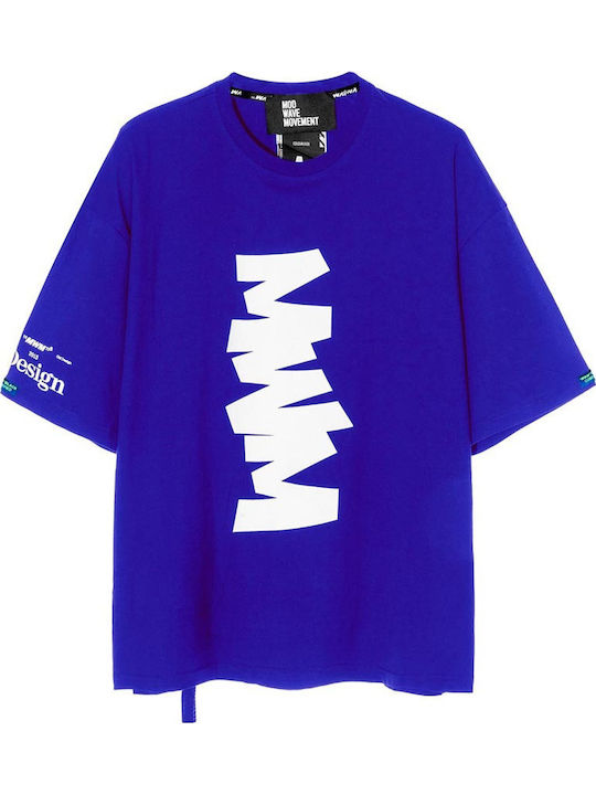 Mod Wave Movement Tricou Albastru