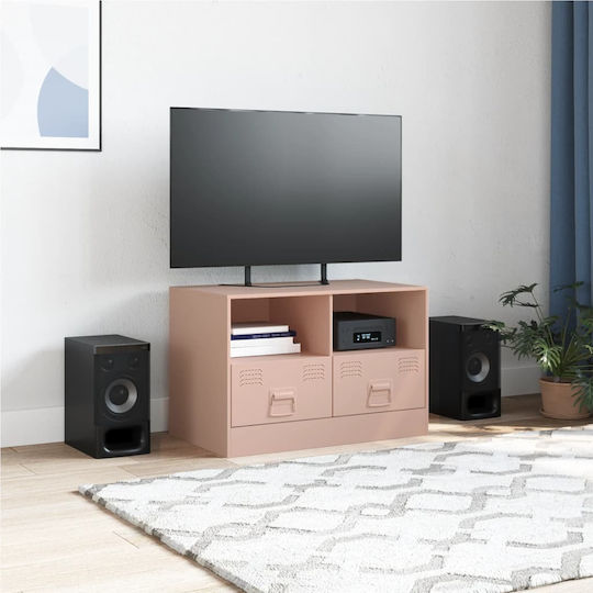 TV-Ständer Aus Metall Rosa M67xT39xH44cm