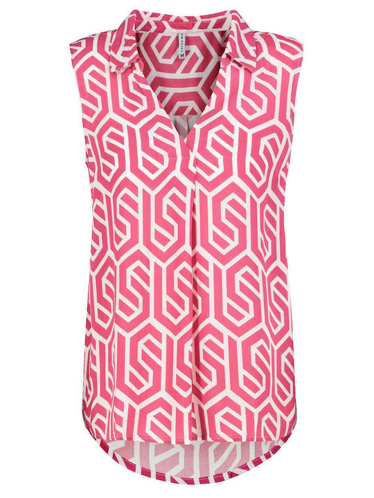 Sublevel Women's Blouse Fuchsia