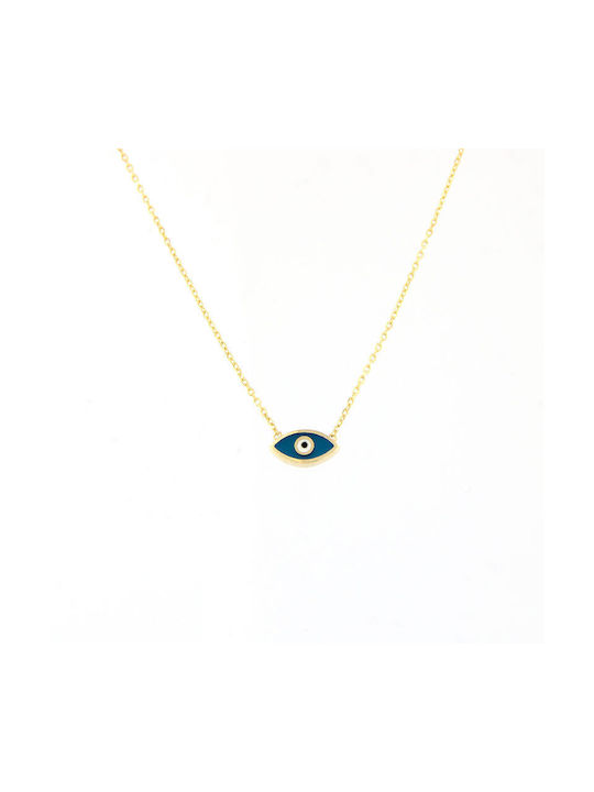 Dimitrios Exclusive Halskette Auge aus Gold 14K