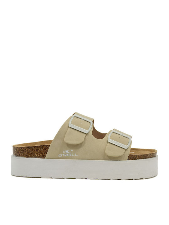 Γυναικεία Σανδάλια Flatforms Μπεζ