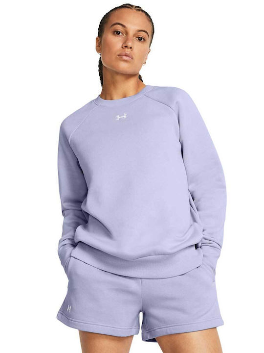 Under Armour Ua Rival Women's Fleece Sweatshirt Purple
