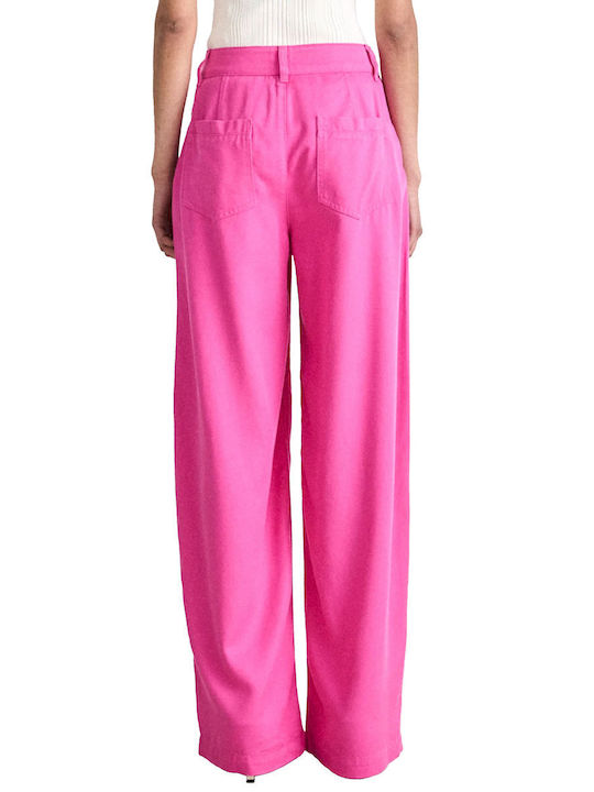 Hugo Boss Women's Fabric Trousers Fuchsia