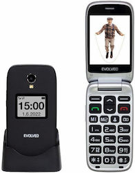 Evolveo EasyPhone FS Single SIM Κινητό με Μεγάλα Κουμπιά Μαύρο