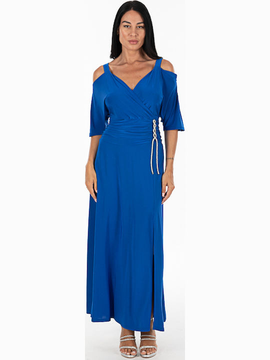 Siderati Kleid Ganztägig Blau Siderati Kleid Ganztägig Blau