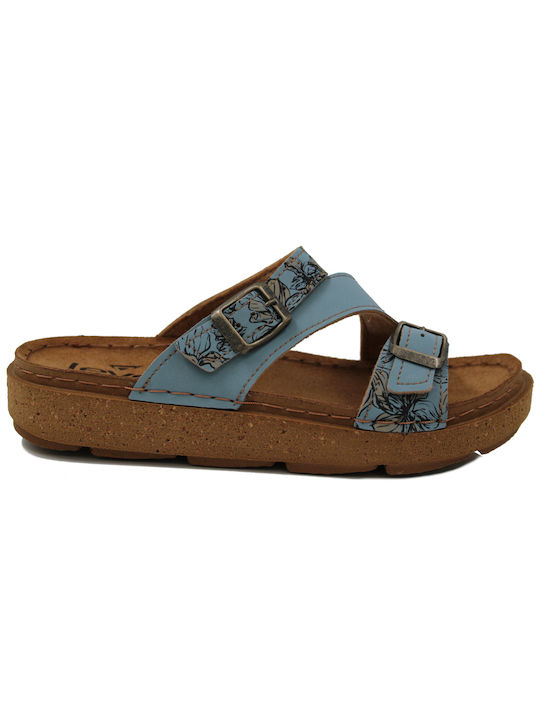 Level Anatomic Women's Flat Sandals Anatomic in Blue Color