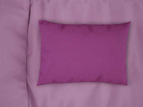 Dimcol Μαξιλαροθήκη με Φάσα Dark Magenta 50x70εκ.