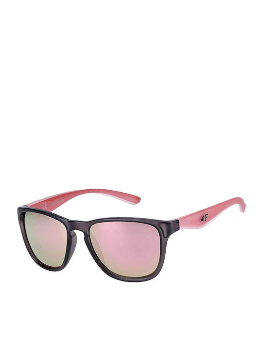 4F Herren Sonnenbrille mit Gray Kunststoff Gest...