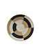 Mod8 Wall Decor Plate Beige Made of Wicker Material 50x50cm