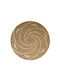 Mod8 Wall Decor Plate White Made of Wicker Material 50x50cm