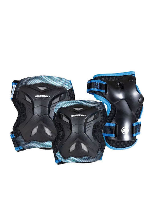 Powerslide Kids Pro Παιδικό Σετ Προστατευτικών για Rollers Μαύρο