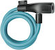 AXA Resolute Bicycle Cable Lock with Key Blue