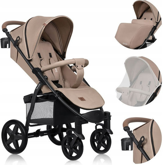 Lionelo Annet Plus Baby Stroller Suitable for Newborn Beige Sand 10.36kg