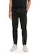 Trousers Elastic in Slim Fit Black