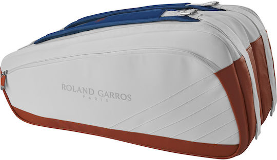 Wilson Roland Garros Super Tour Τσάντα Ώμου / Χειρός Τένις 9 Ρακετών Λευκή
