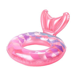 Aufblasbarer Meerjungfrau Schwimmring 60cm 150212 Rosa