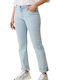 Damenjeans in Gerader Linie Light Blue