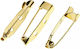 Goldener Klebependant 2,5 cm 100 Stück Nu2313 N...