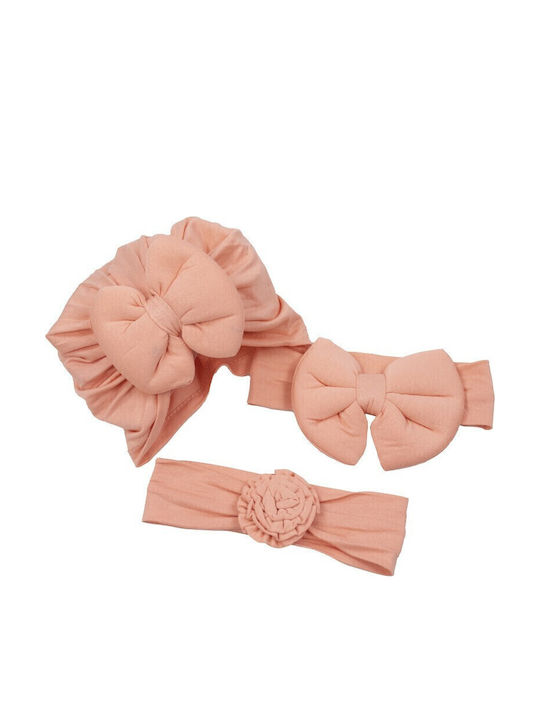 Kamtex Baby 5505 Set Turban in Orange Farbe
