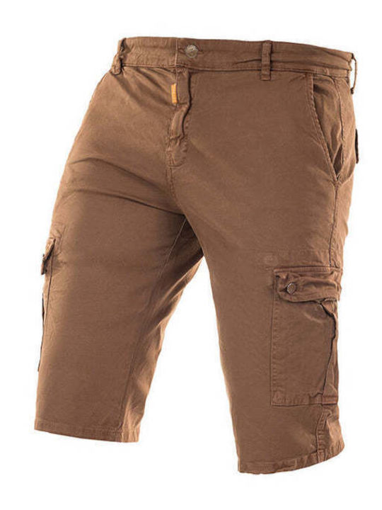 Senior Men's Shorts Cargo Brown