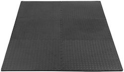 HMS Gymnastikmatten Puzzle 60x60x1,2cm 6 Stücke Schwarze