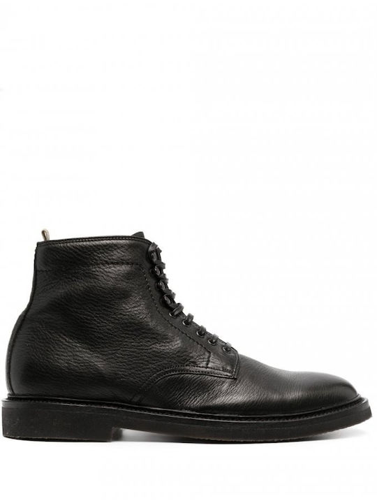 Officine Creative Men's Leather Boots Black