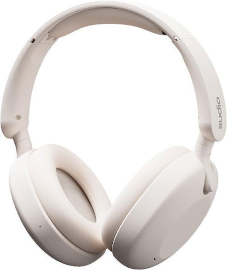 Sudio K2 Ασύρματα / Ενσύρματα Over Ear Ακουστικά με 60 ώρες Λειτουργίας Λευκά