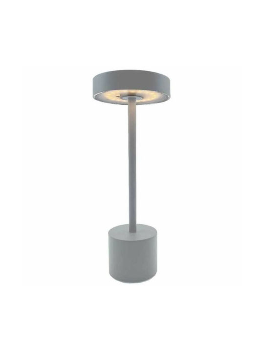 Lumisky Table Decorative Lamp with Socket for Bulb E27 Battery Gray