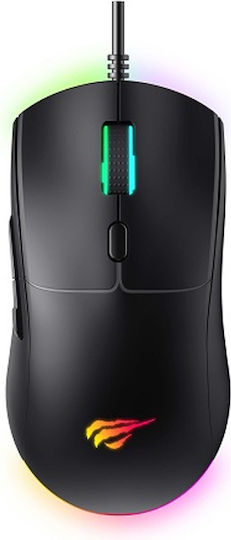 Havit MS1030 RGB Gaming Gaming Maus 3600 DPI Schwarz