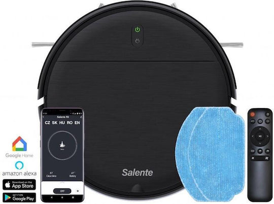 Salente Evolveo R2 Robot Vacuum Cleaner with Smart Navigation and Suction Power 1400Pa Black