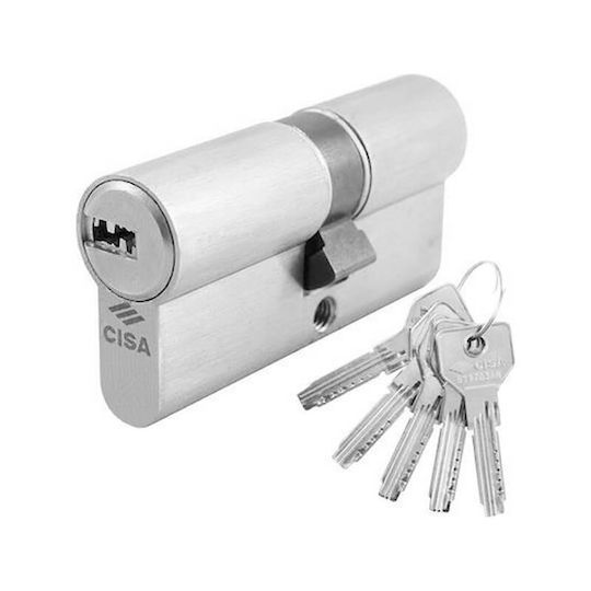 Cisa Lock Cylinder Security 60mm (28-32) with 5 Keys