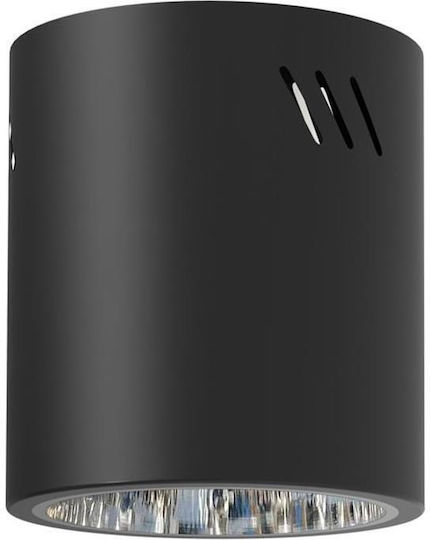 Eko Light Единично Спот с Цокъл E27 в Черен Цвят