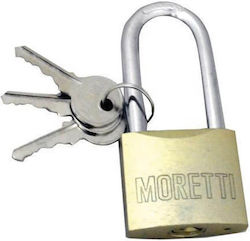Moretti Vorhängeschloss mit Schlüssel 32mm Moretti Vorhängeschloss mit Schlüssel 32mm