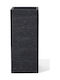 Beliani Πιθάρι Πλαστικό Black 26x26x60εκ.