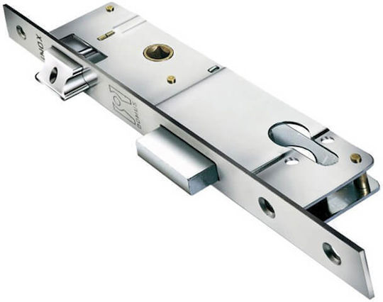 Domus Recessed Lock Front door with Cylinder and Center 30mm Left
